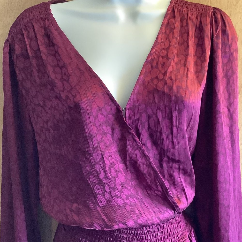 NWT Michael Kors Red Long Sleeve Dress Size: Medium - Picture 2 of 11